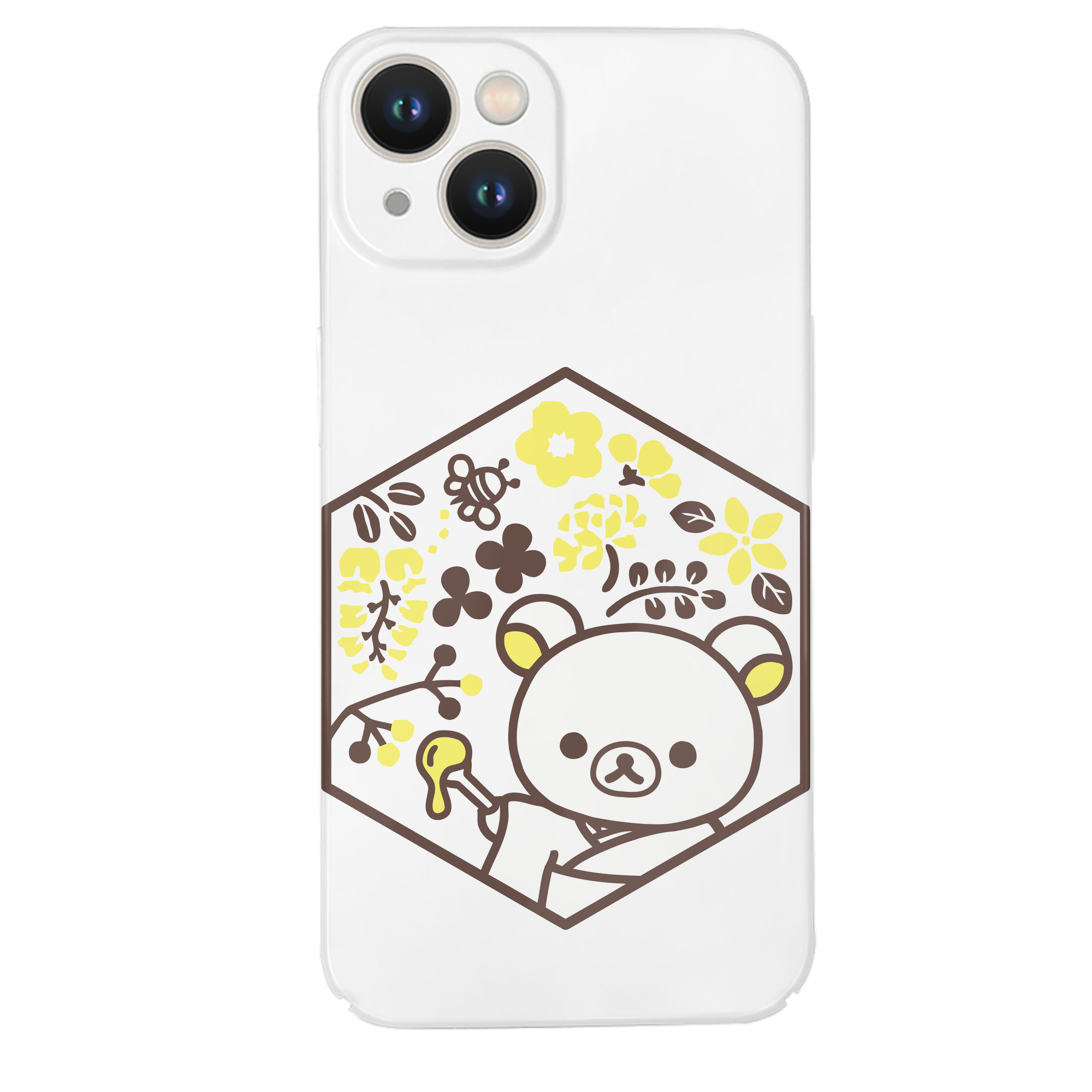 （画像用） リラックマ リラックマ キイロイトリ Rilakkuma Korilakkuma Kiiroitori 【iPhone 14シリーズ対応】ハードケース